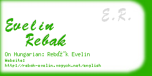 evelin rebak business card